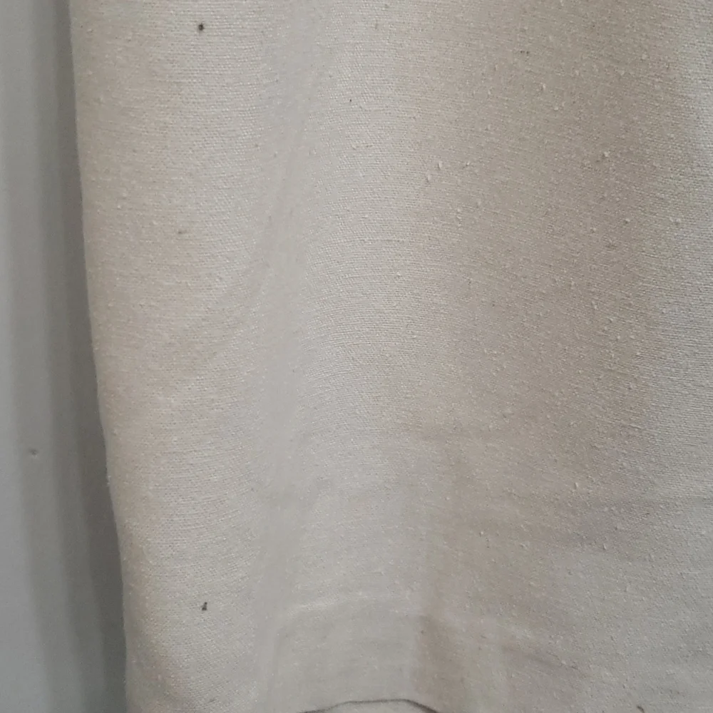 Vintage 90s Georgiou Cream Silk Skirt w/ Pockets - Picture 10 of 12